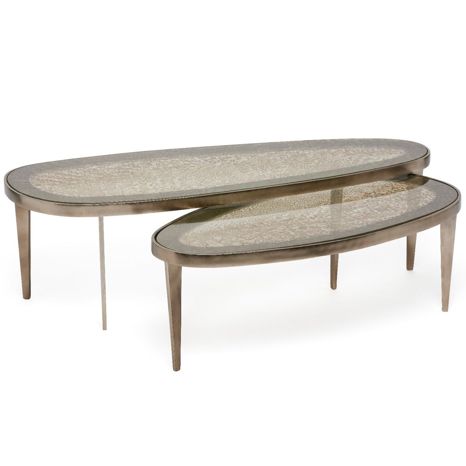 Interlude Home Jan Oval Cocktail Table