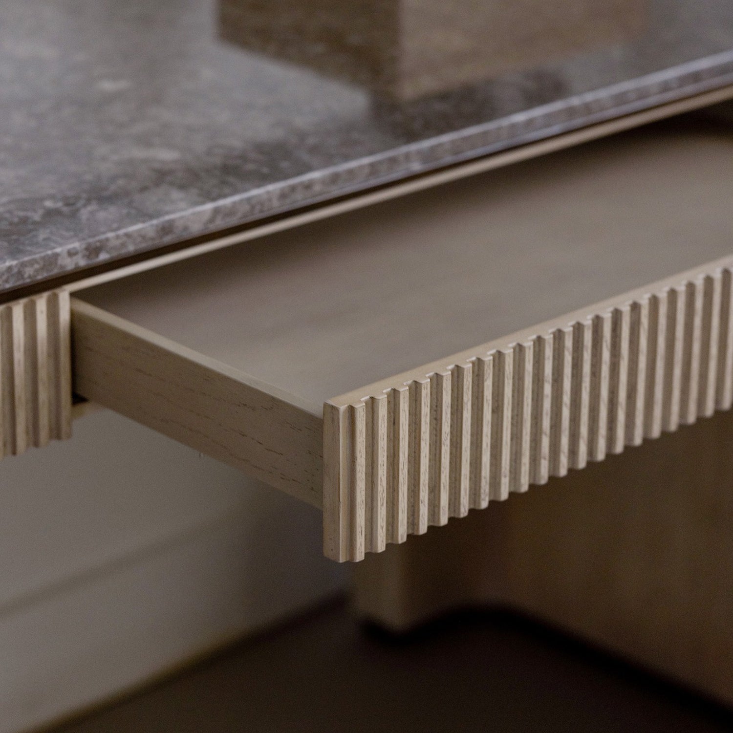Interlude Home Morrison Washed Taupe Desk