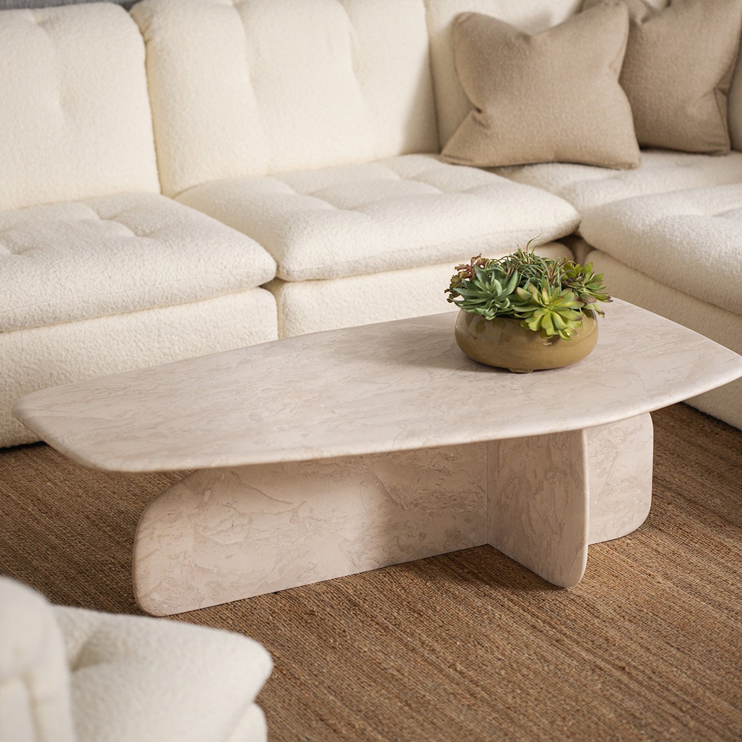 Interlude Home Celine Biscuit Cocktail Table