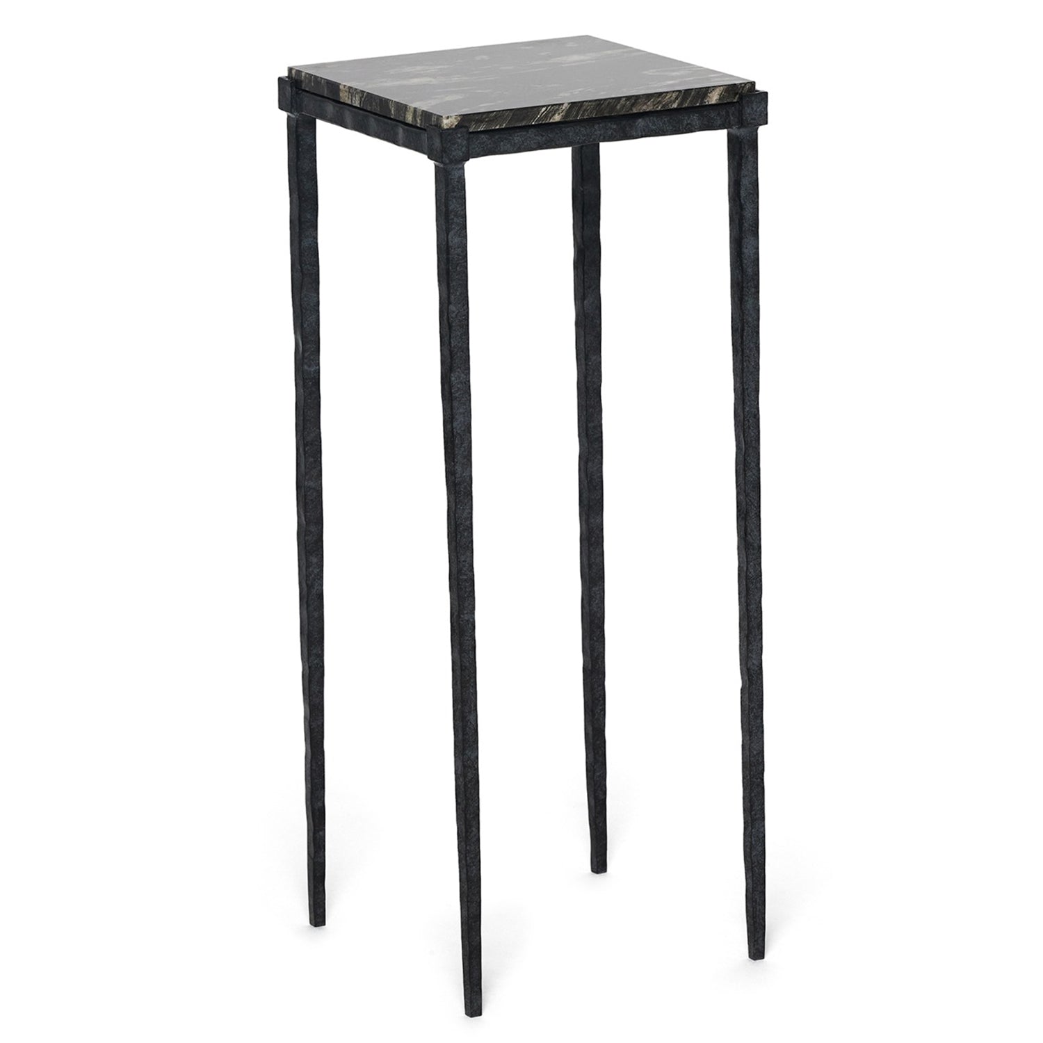 Interlude Home Reese Hammered Charcoal Pedestal