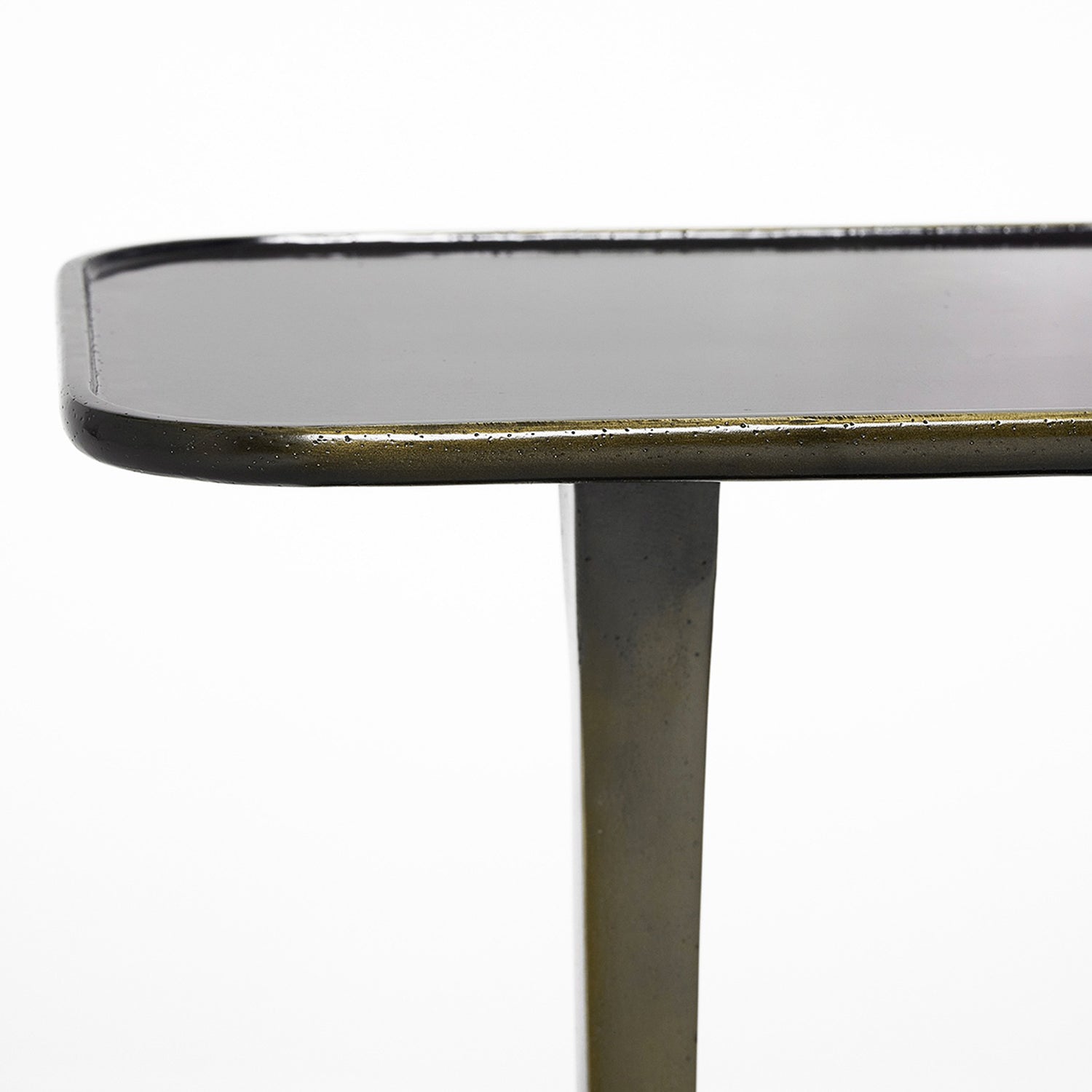 Interlude Home Axel Deep Bronze Grand Table styled in a room