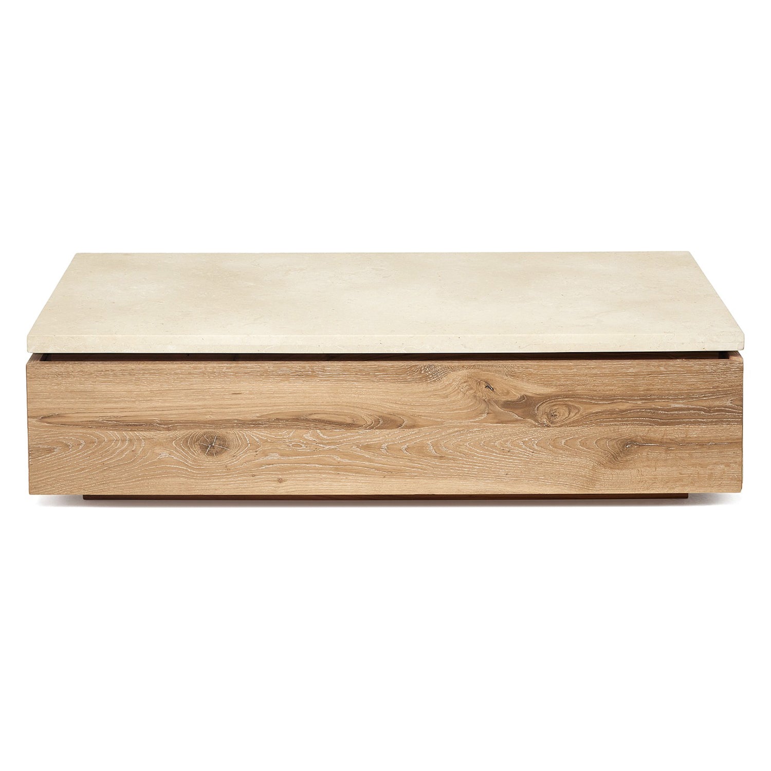 Interlude Home Branford Saddle Rectangle Cocktail Table