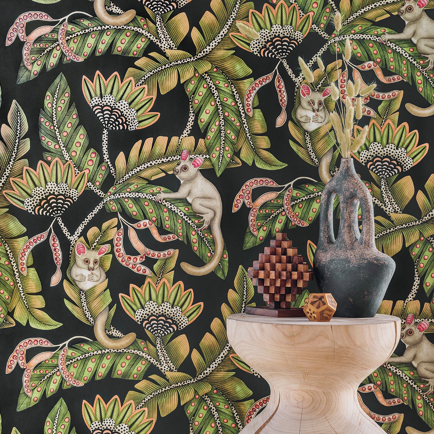 Cole & Son Ardmore Jabula Bush Baby Wallpaper