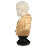 Currey & Co Thanos Marble Bust Sculpture