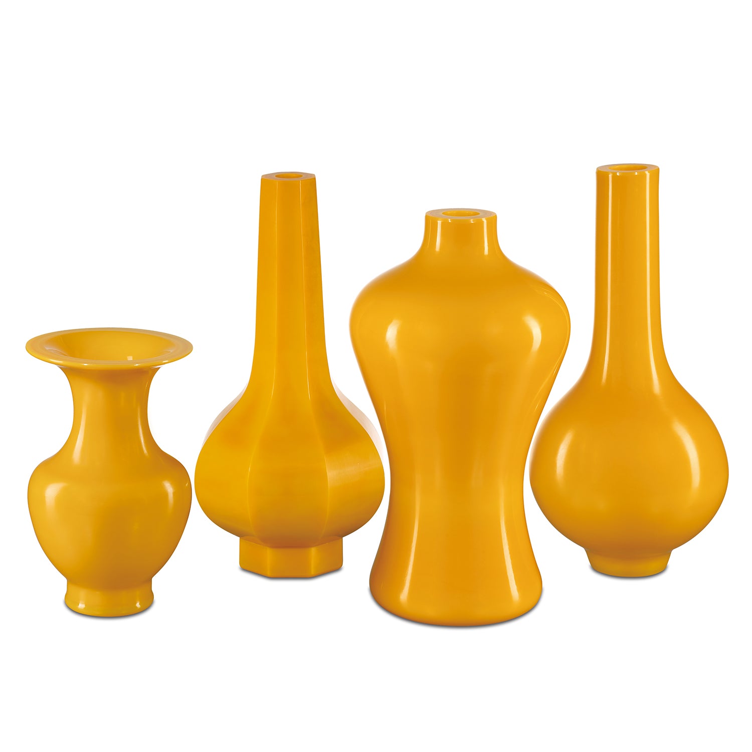 Currey & Co Imperial Yellow Peking Vase - Final Sale