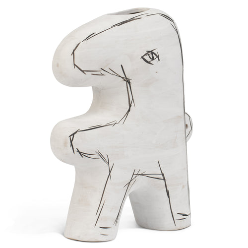 Currey & Co Whimsical White Sculpture - Final Sale
