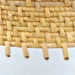 Currey & Co Kyoto Rattan/White Footed Bowl