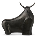 Currey & Co Ferdinand Bull Sculpture
