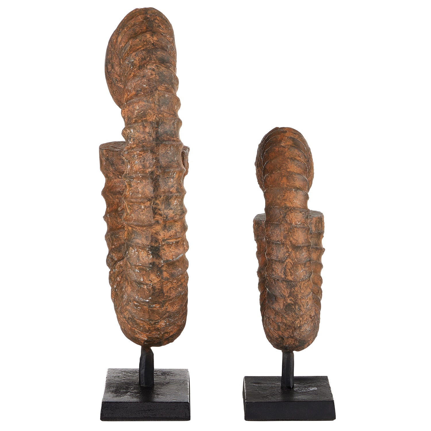 Currey & Co Faux Horn Set of 2 - Final Sale