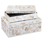Currey & Co Uma Mother of Pearl Box Set of 2
