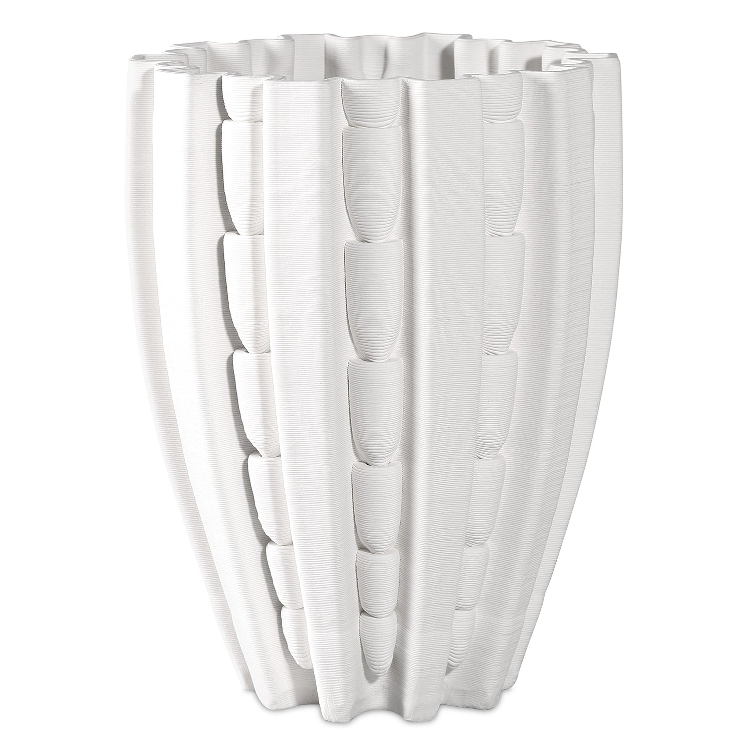 Currey & Co Fluted Vase - Thumbnail 4