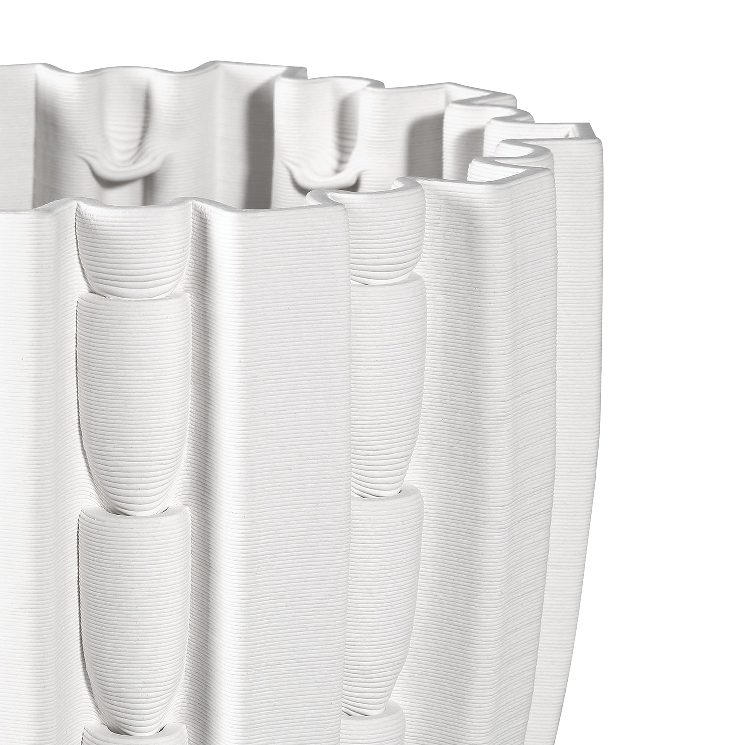 Currey & Co Fluted Vase - Thumbnail 3