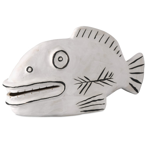 Currey & Co Eddie the Fish Sculpture - Final Sale