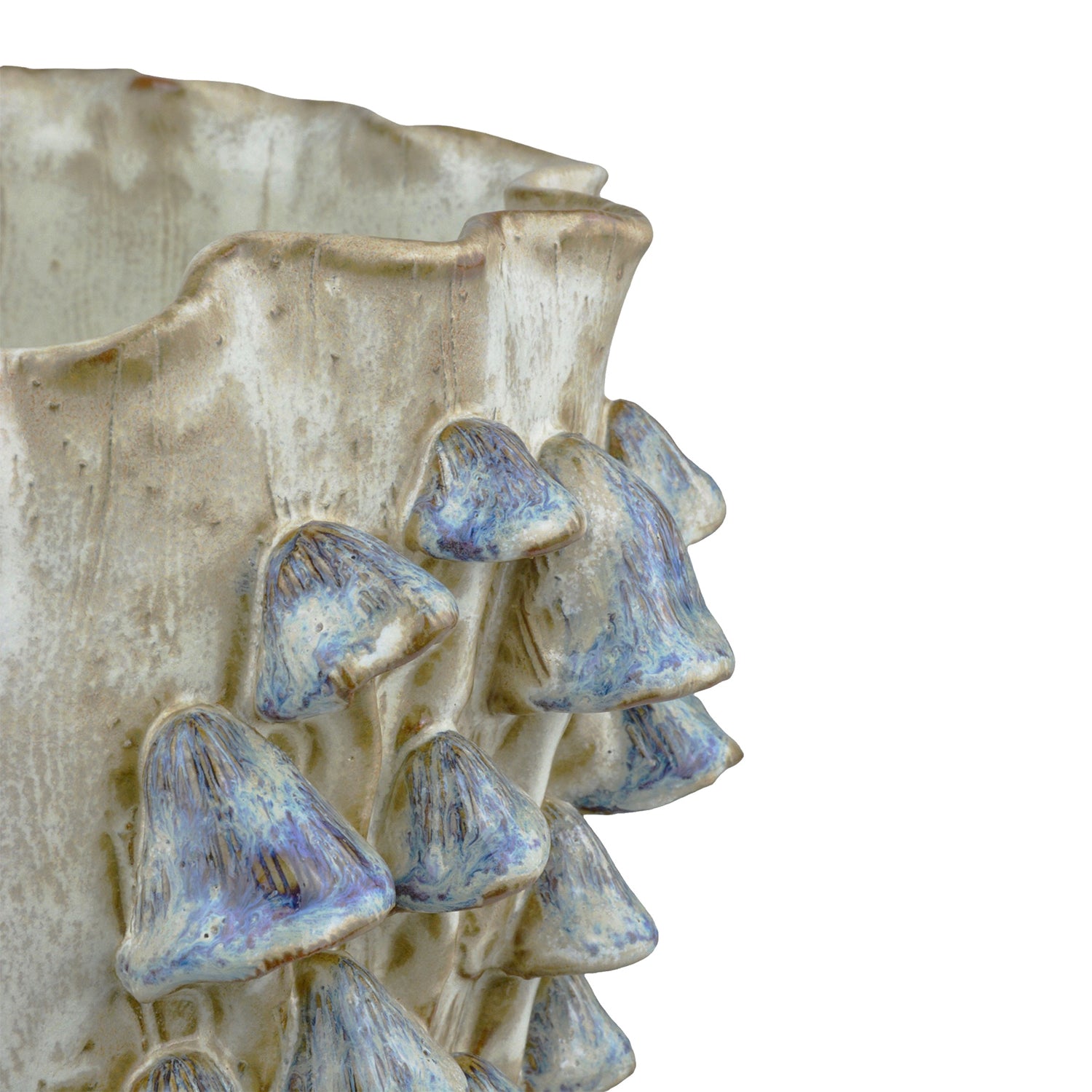 Currey & Co Black Forest Mushrooms Vase