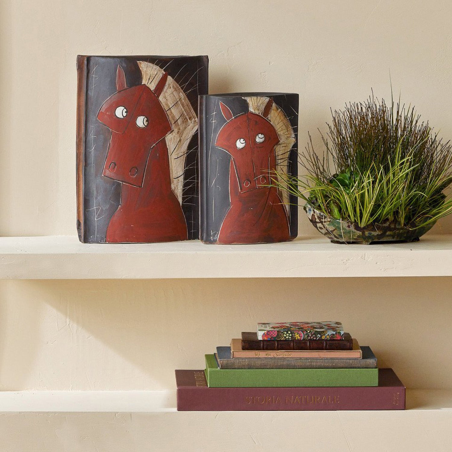 Currey & Co Artistic Horse Vase - Final Sale