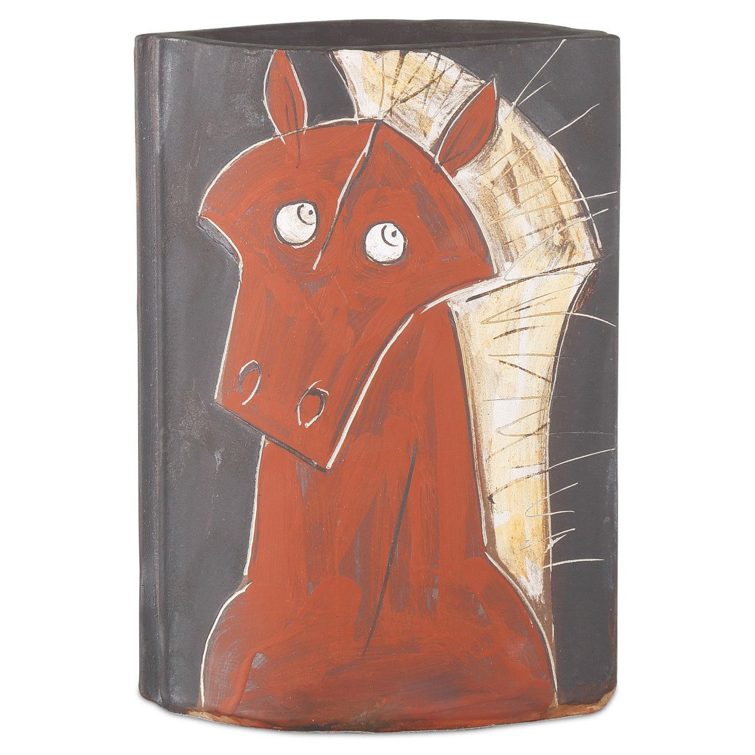 Currey & Co Artistic Horse Vase - Final Sale