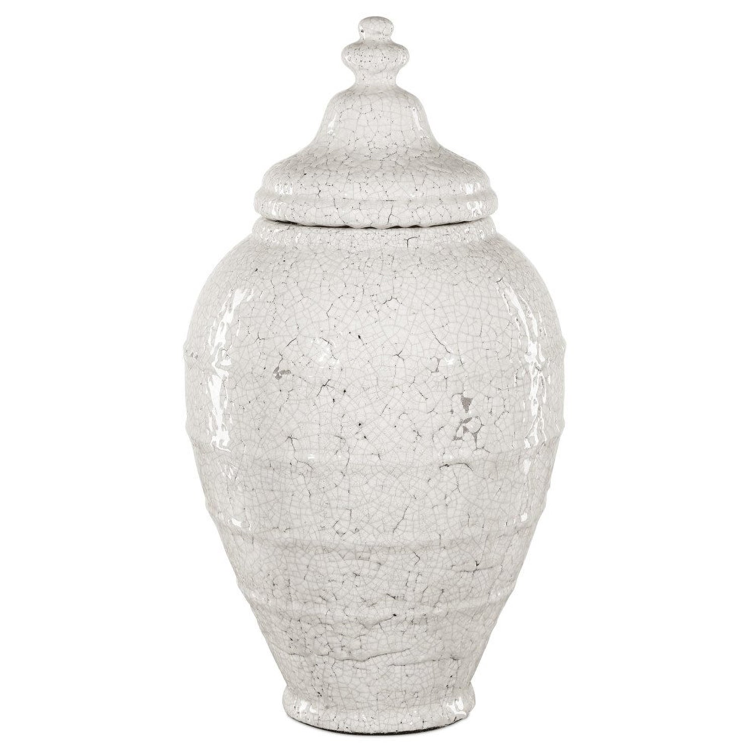Currey & Co Virginal Lidded Jar