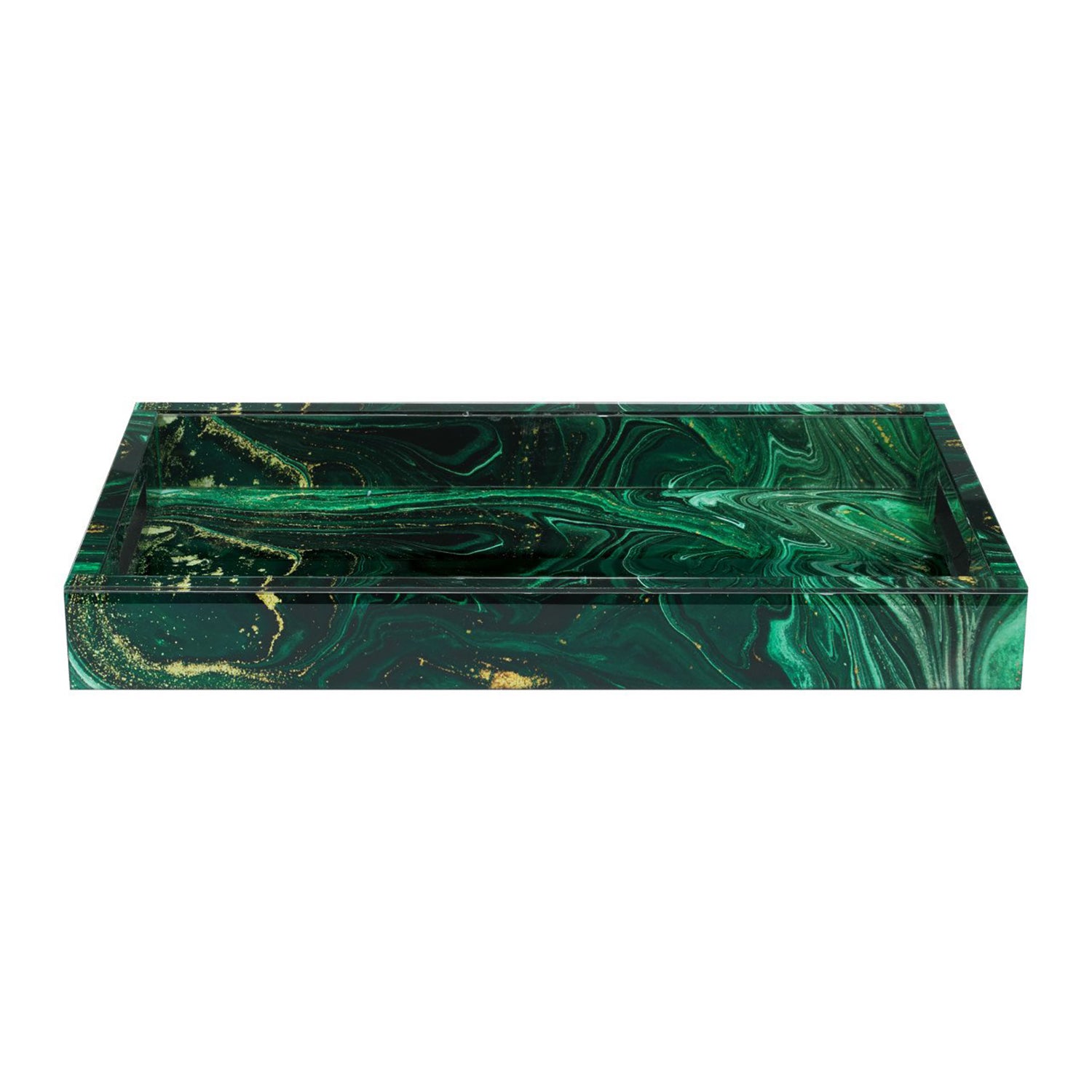 Currey & Co Interstellar Green Tray
