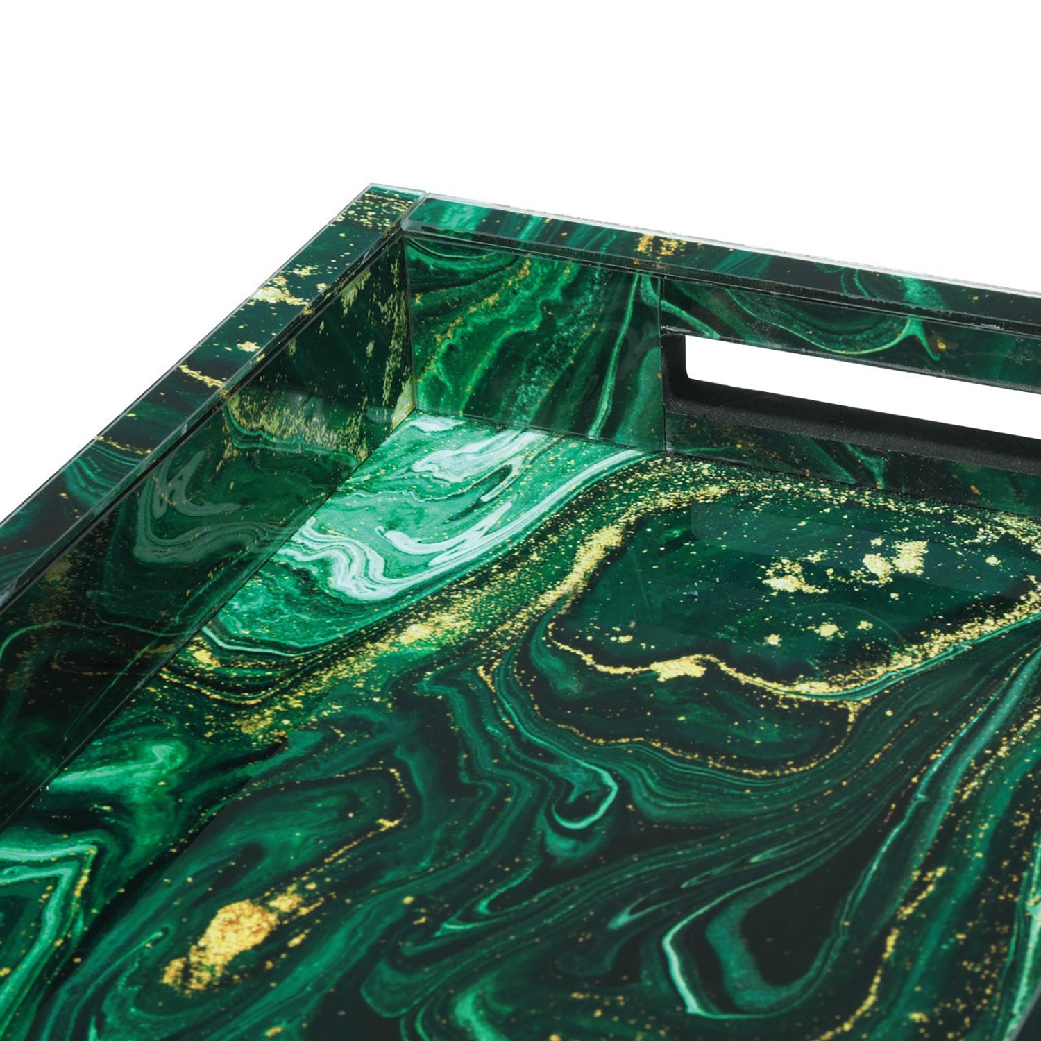 Currey & Co Interstellar Green Tray