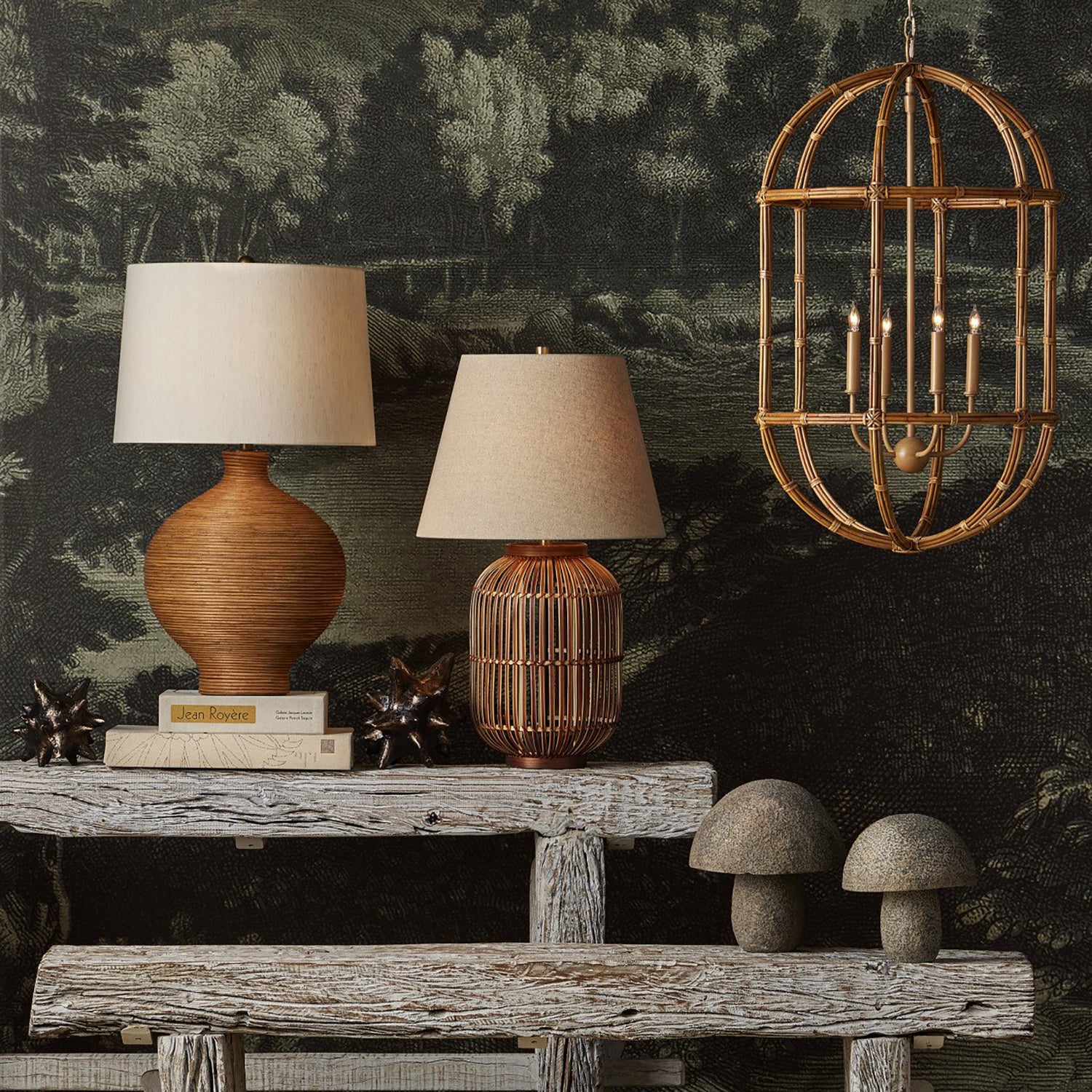 Currey & Co Jacks Object Set of 2