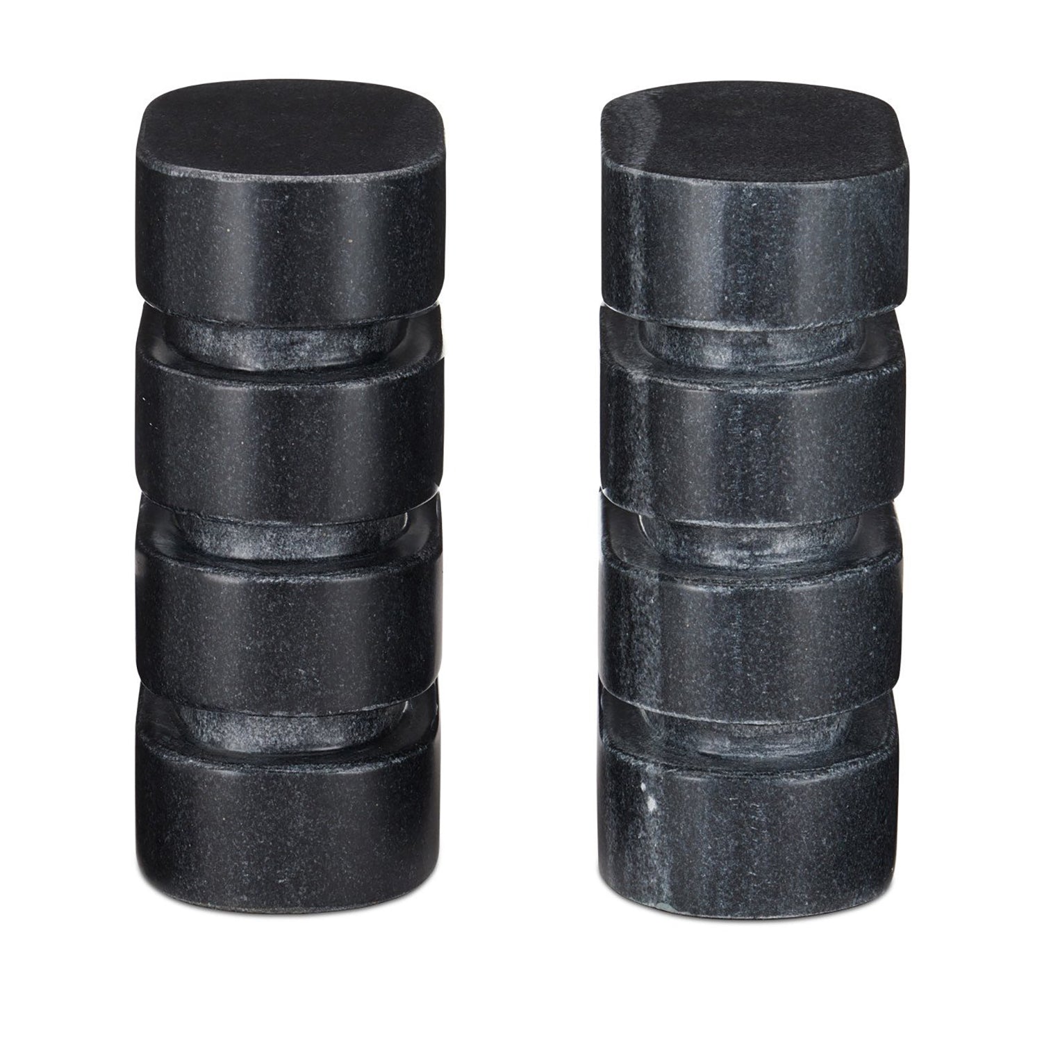 Currey & Co Bheslana Marble Object Set of 2