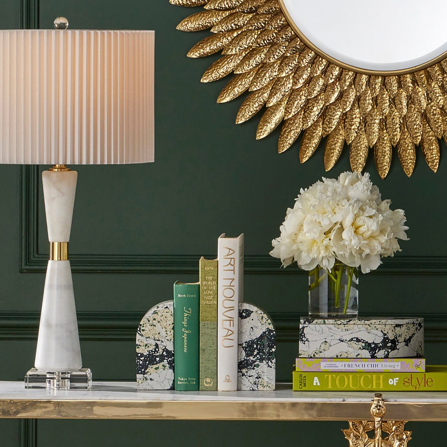 Currey & Co Fossey Asymmetrical Tray Set of 2