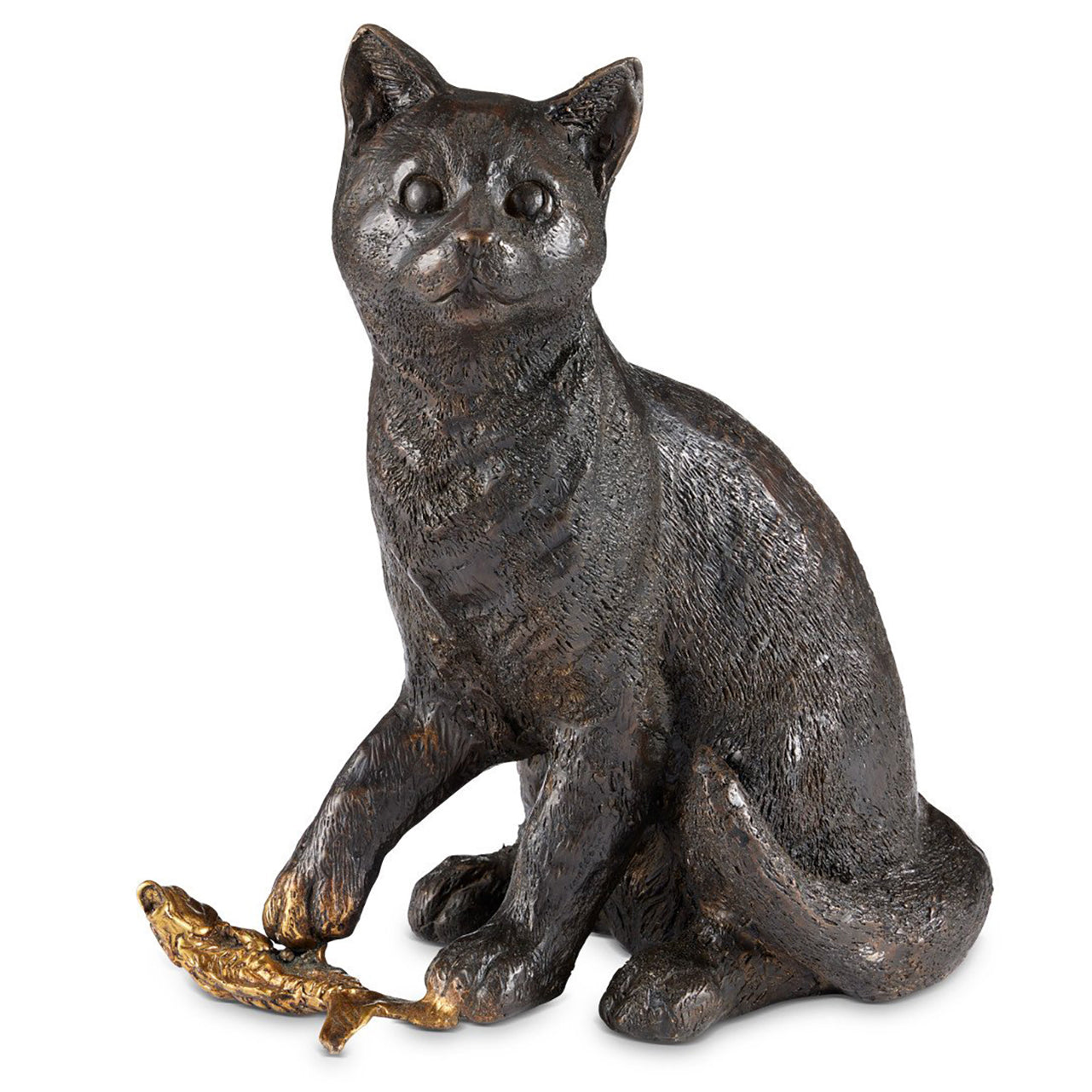 Currey & Co Gatto Bronze Sculpture