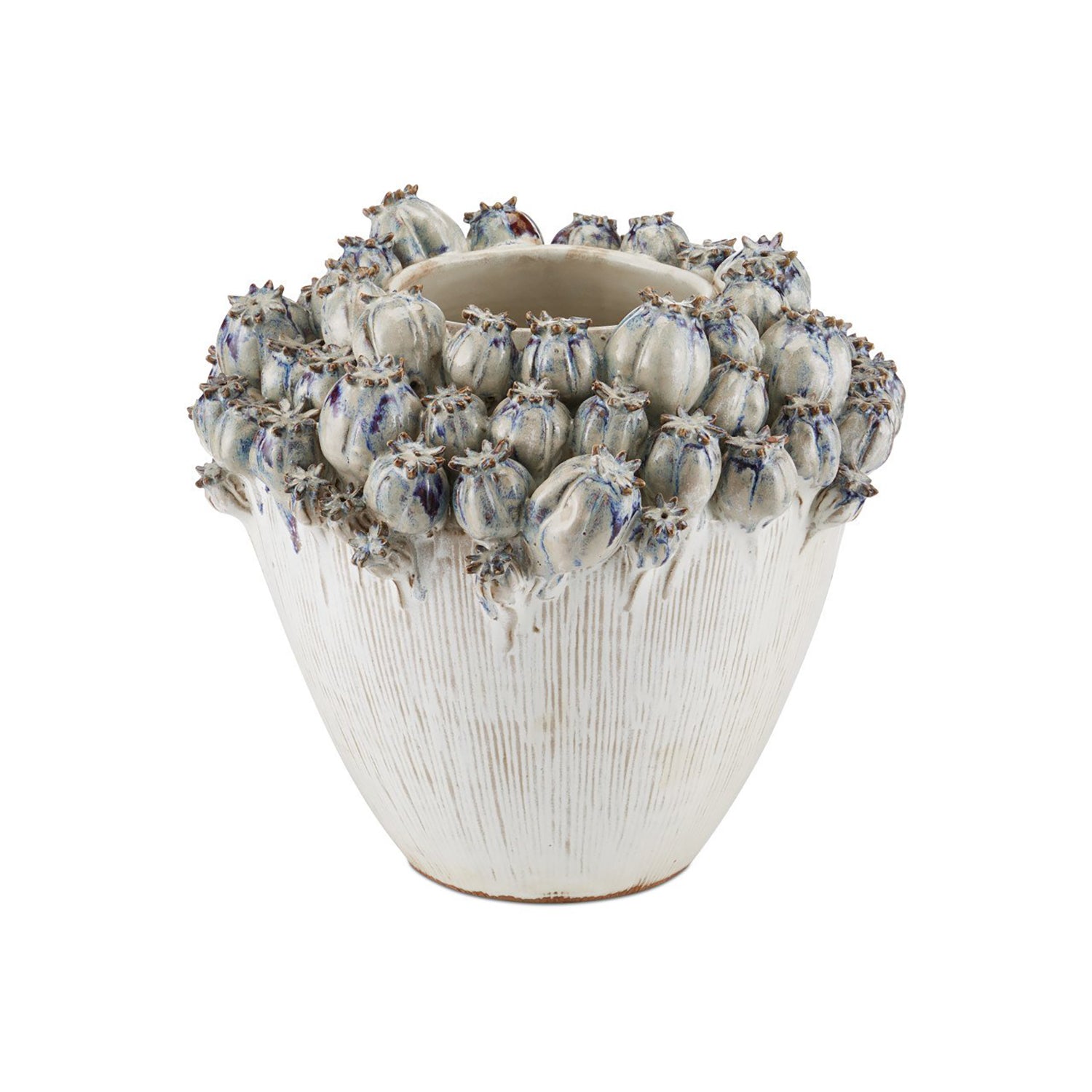 Currey & Co Poppy Pod Crown Vase