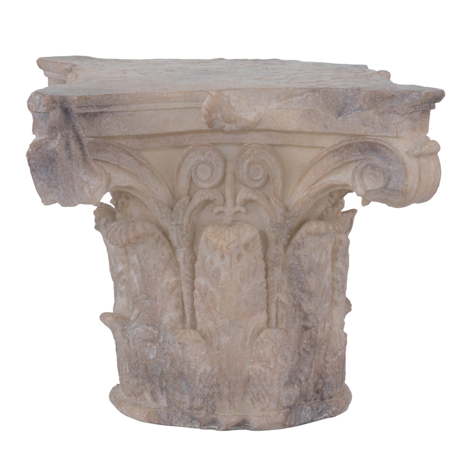 Currey & Co Phoenician Capital Sculpture