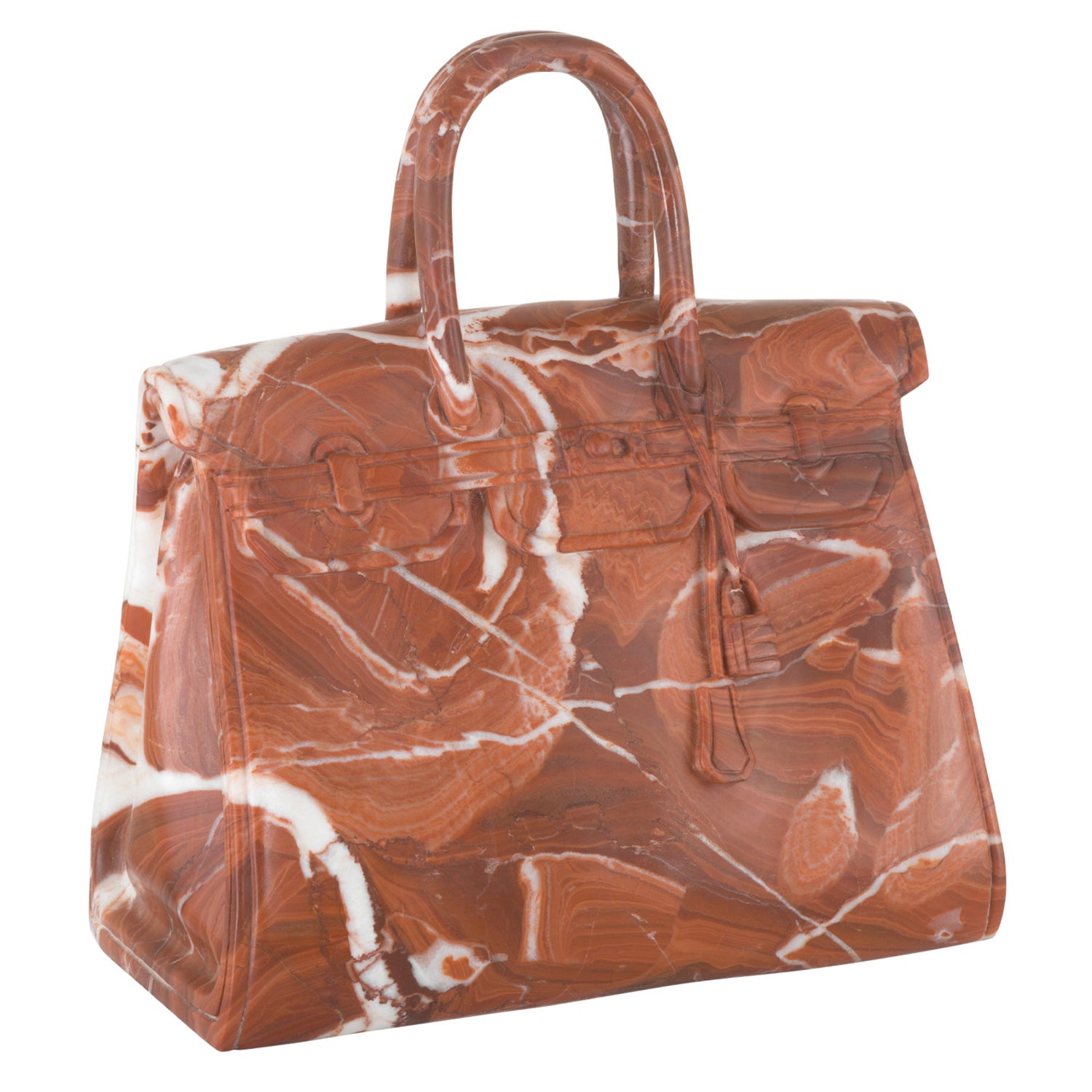 Currey & Co The Princess Red Marble Decorative Object