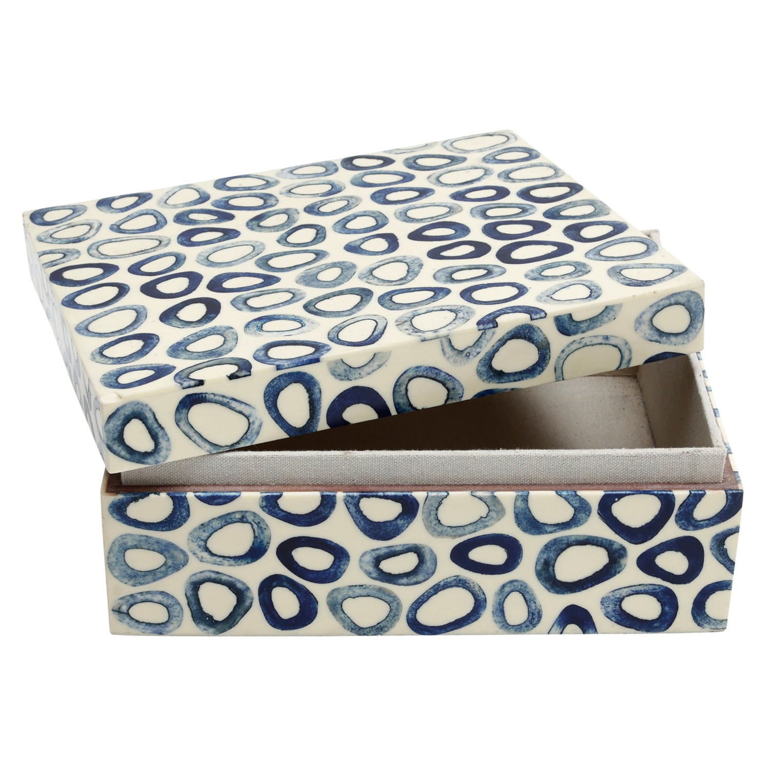 Currey & Co Ovoid Blue Box Set of 2