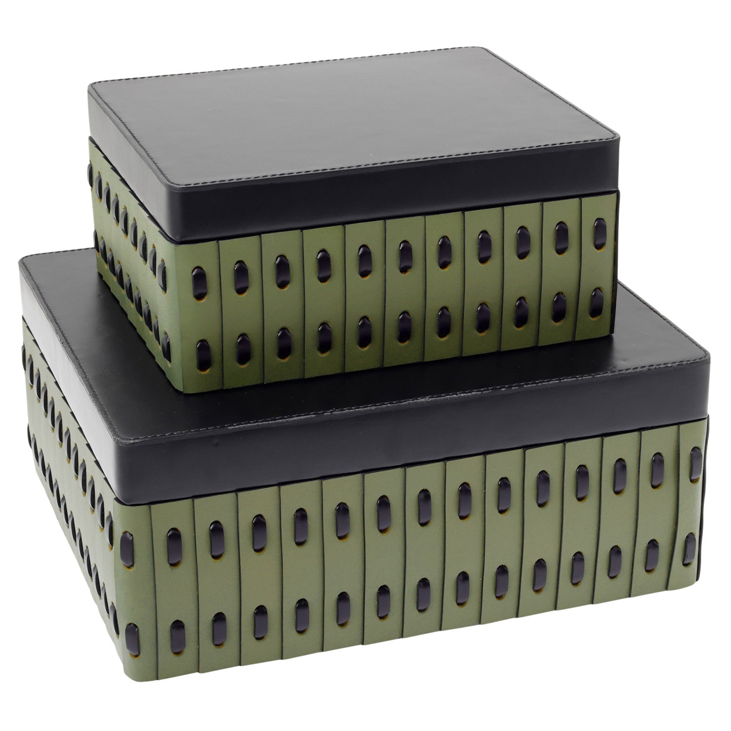 Currey & Co Cuoio Box Set of 2
