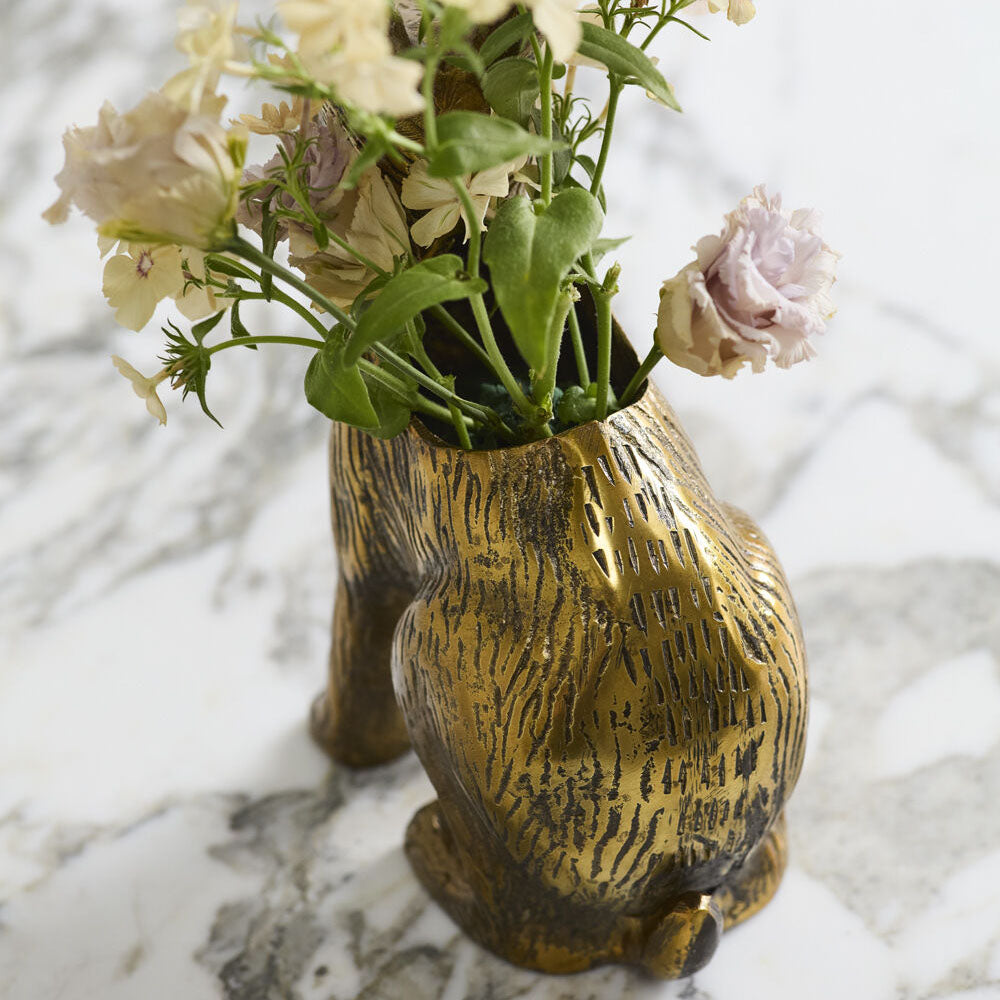 Golden Hare Vase