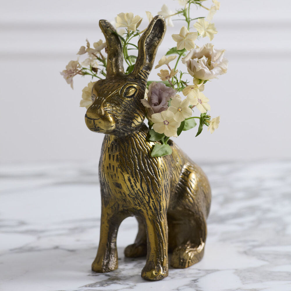 Golden Hare Vase