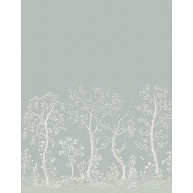 Cole & Son The Gardens Vol 1 Seasonal Woods Silk Mural Wallpaper