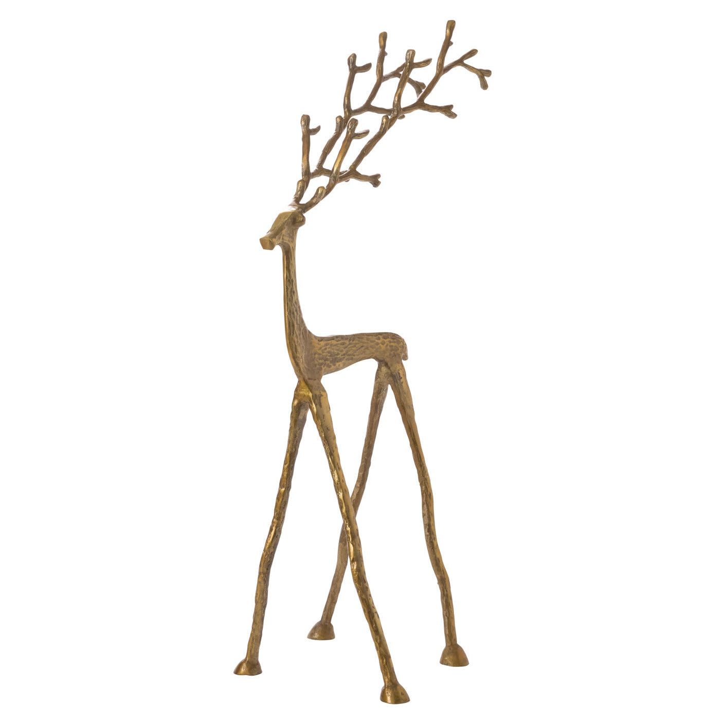 Kingly Reindeer Sculpture
