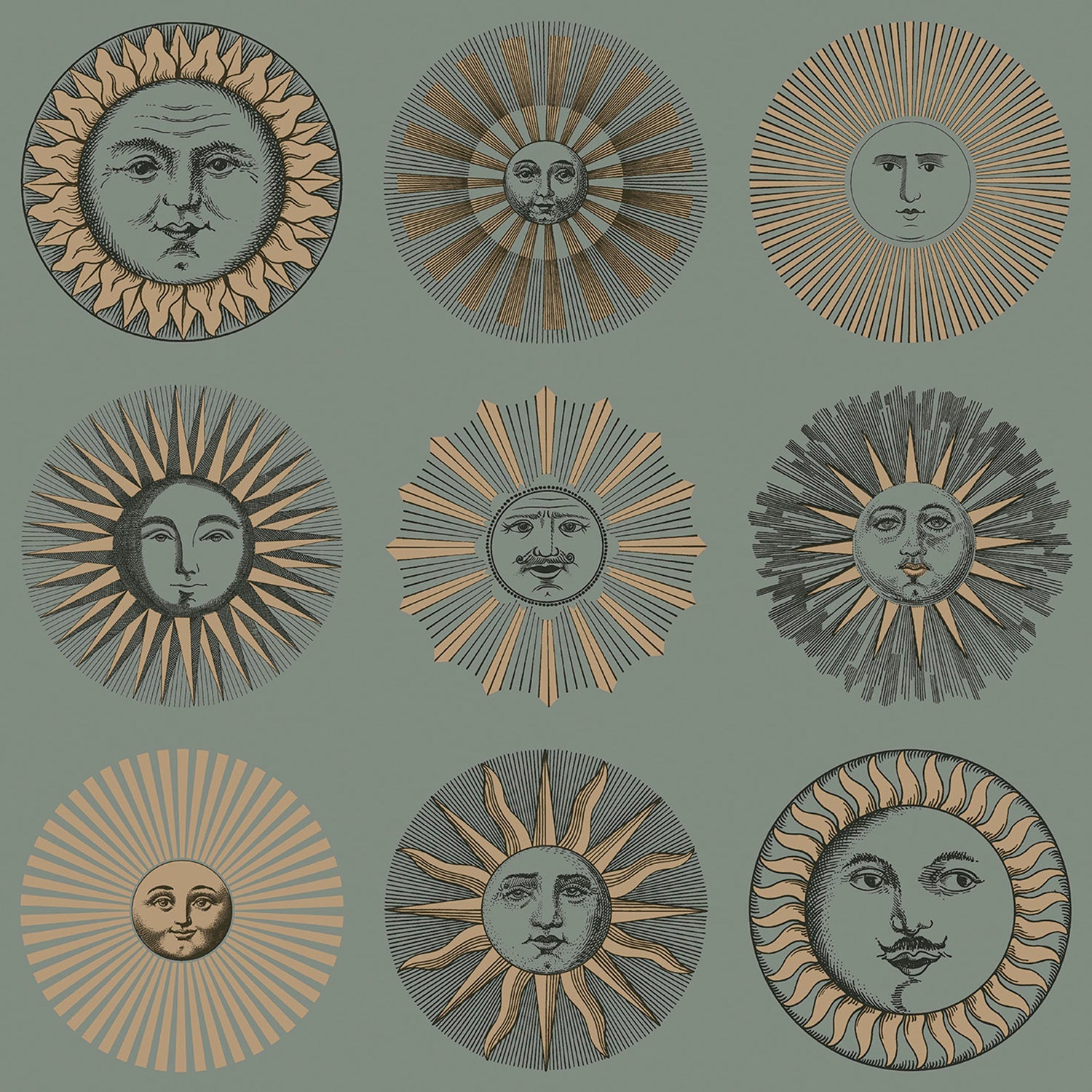 Cole & Son Fornasetti Senza Tempo II Soli Wallpaper