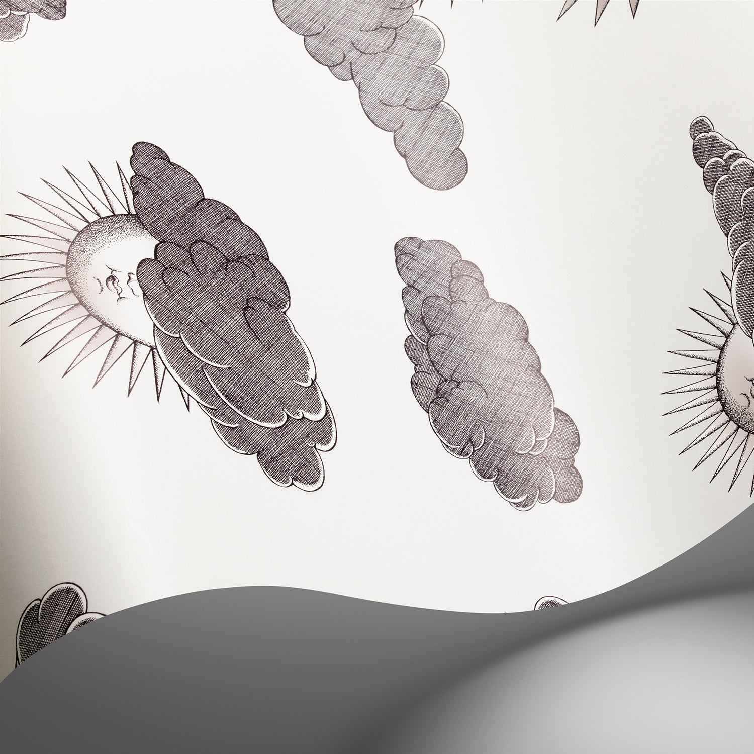 Cole & Son Fornasetti Senza Tempo II Soli E Nuvole Wallpaper