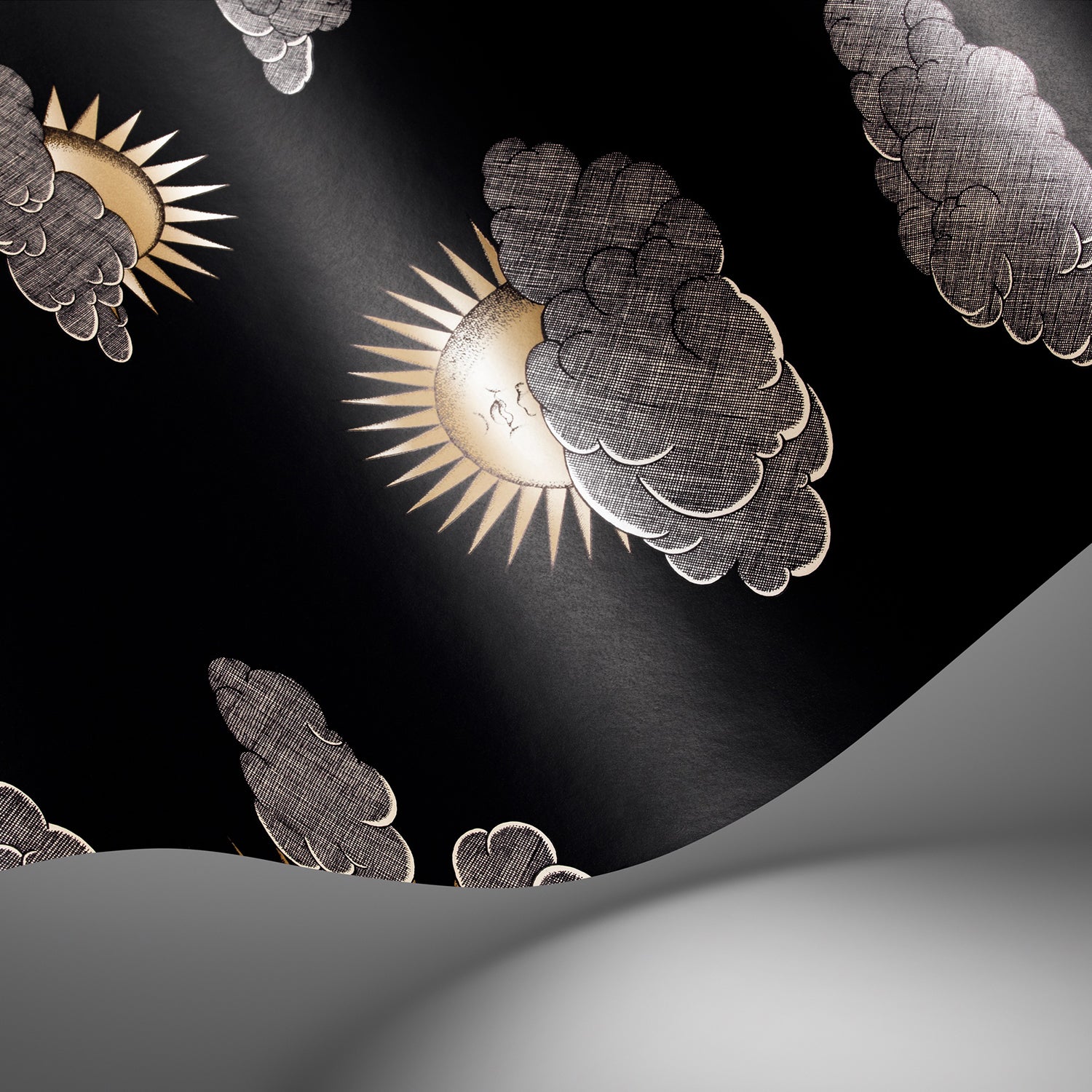 Cole & Son Fornasetti Senza Tempo II Soli E Nuvole Wallpaper