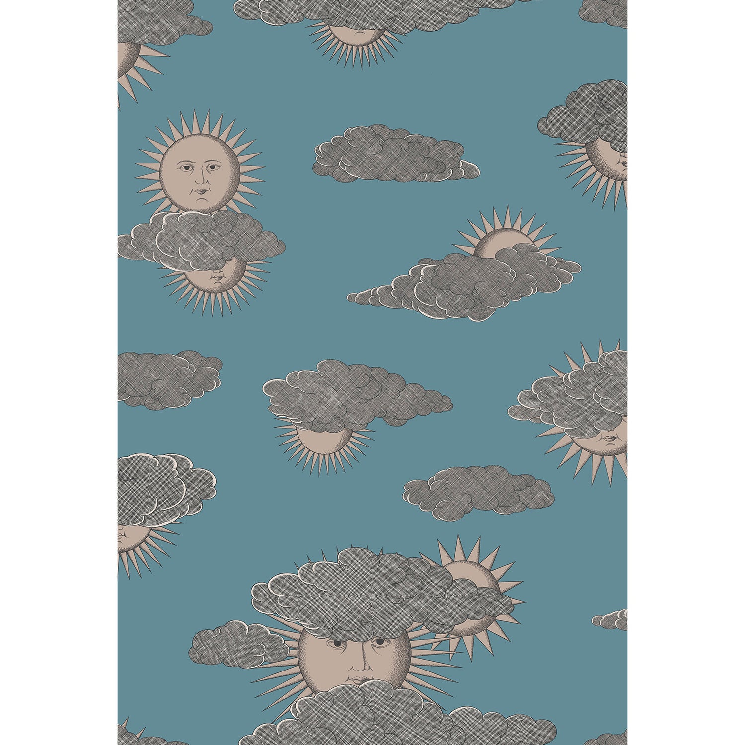 Cole & Son Fornasetti Senza Tempo II Soli E Nuvole Wallpaper