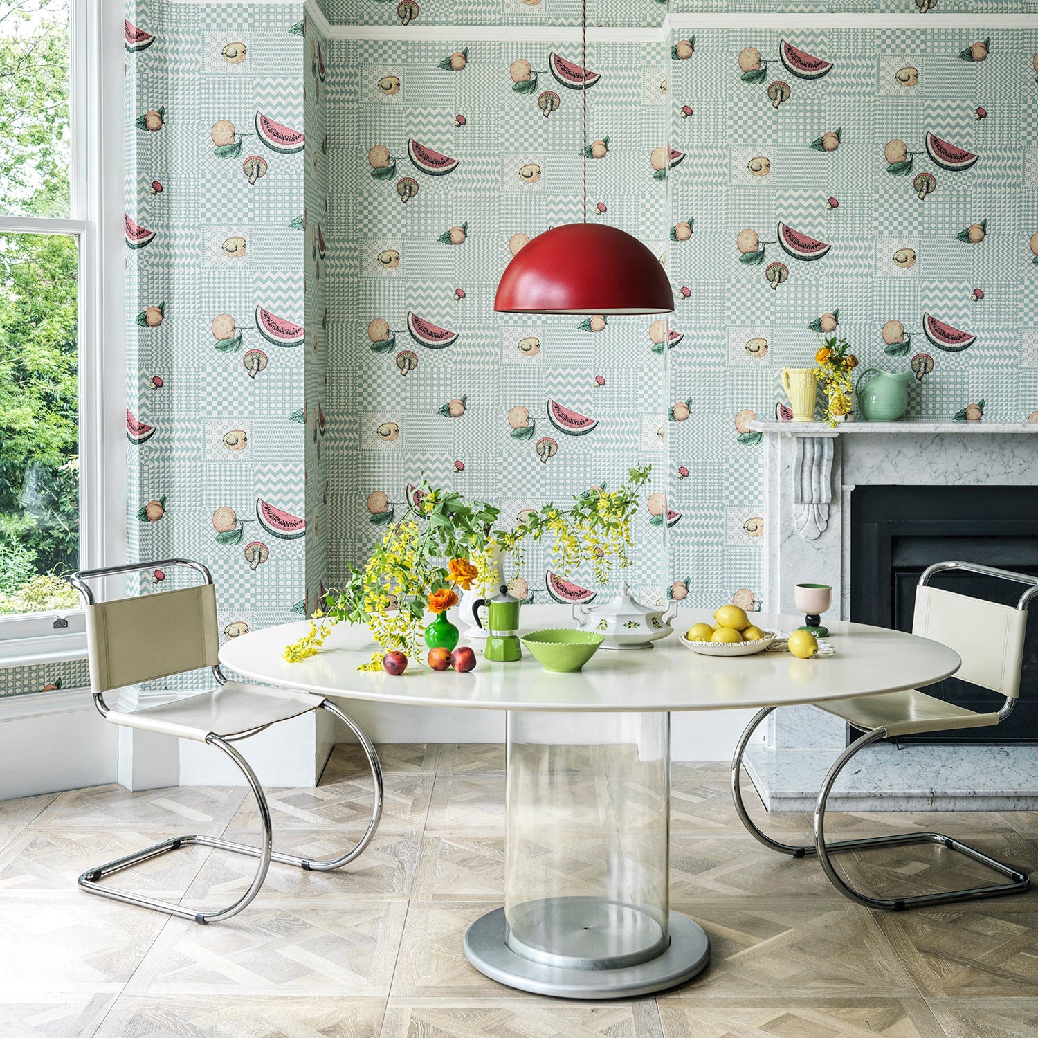 Cole & Son Fornasetti Senza Tempo II Frutta E Geometrico Wallpaper