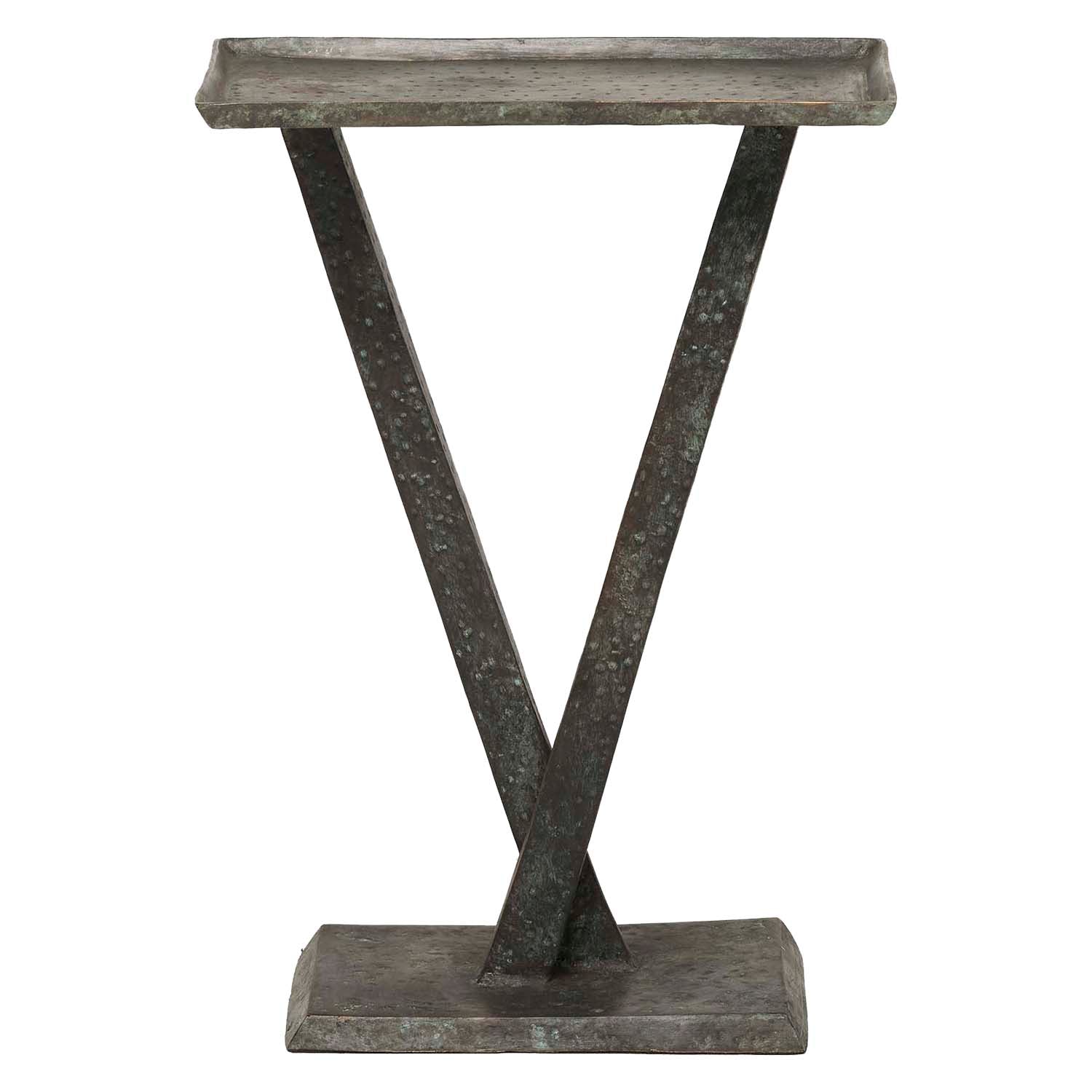 Interlude Home Wilton Verdigris Accent Table