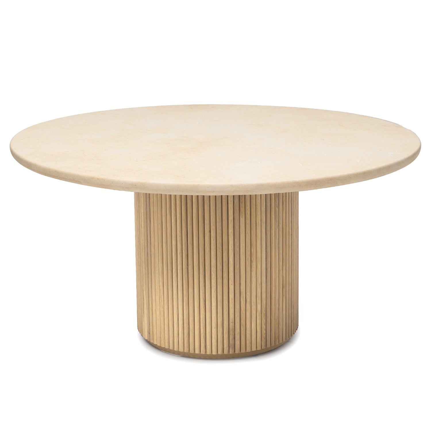 Interlude Home Laurel Honey Large Round Dining Table