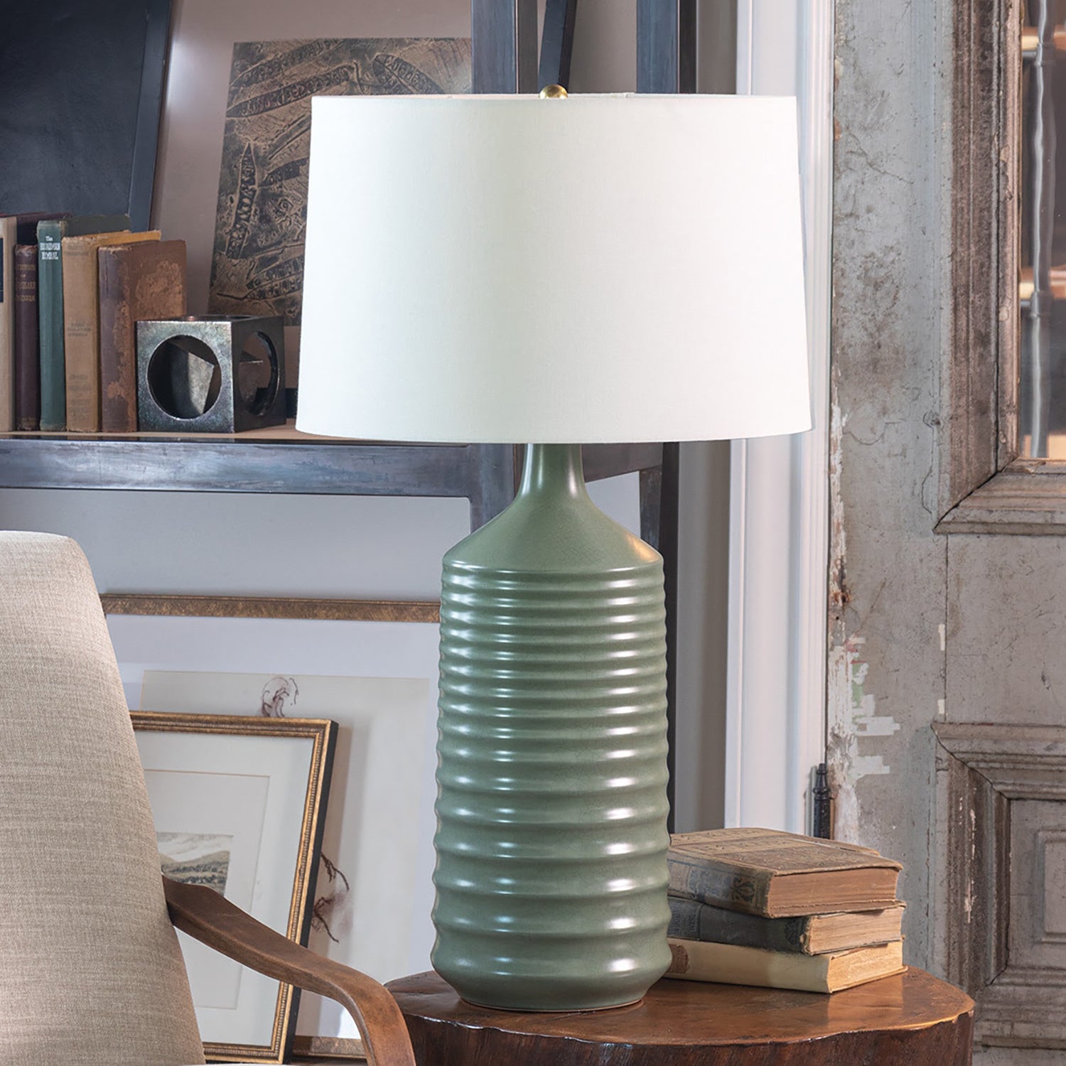 Regina Andrew Temperance Olive Ceramic Table Lamp