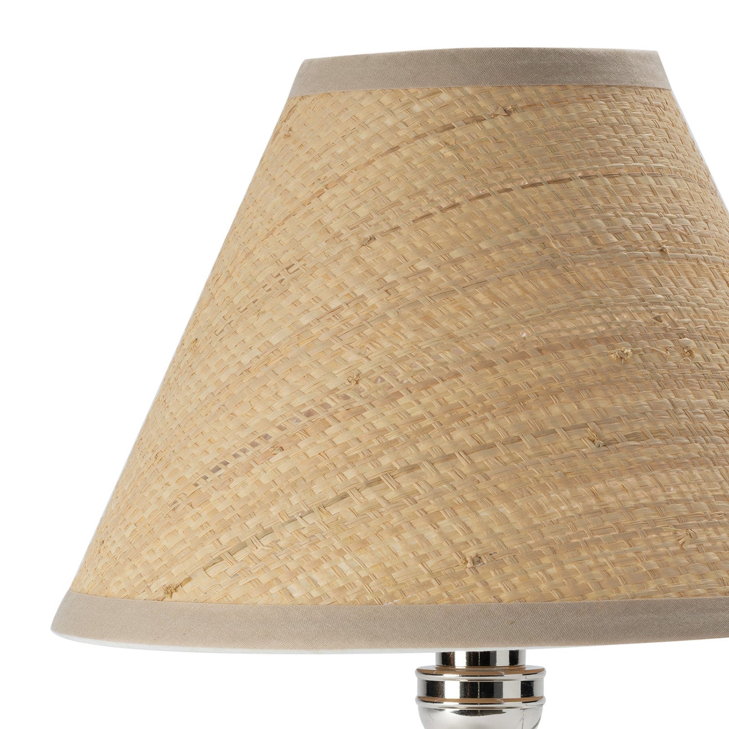 Regina Andrew Giorgio Crystal and Rattan Mini Lamp