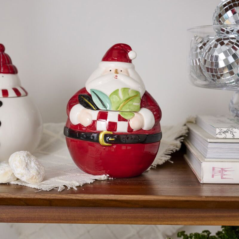 North Pole Cookie Jar Set of 2