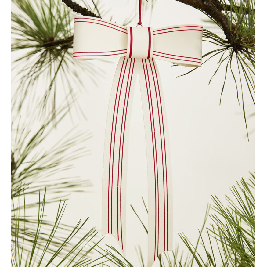 Candace Bow Ornament Set of 6