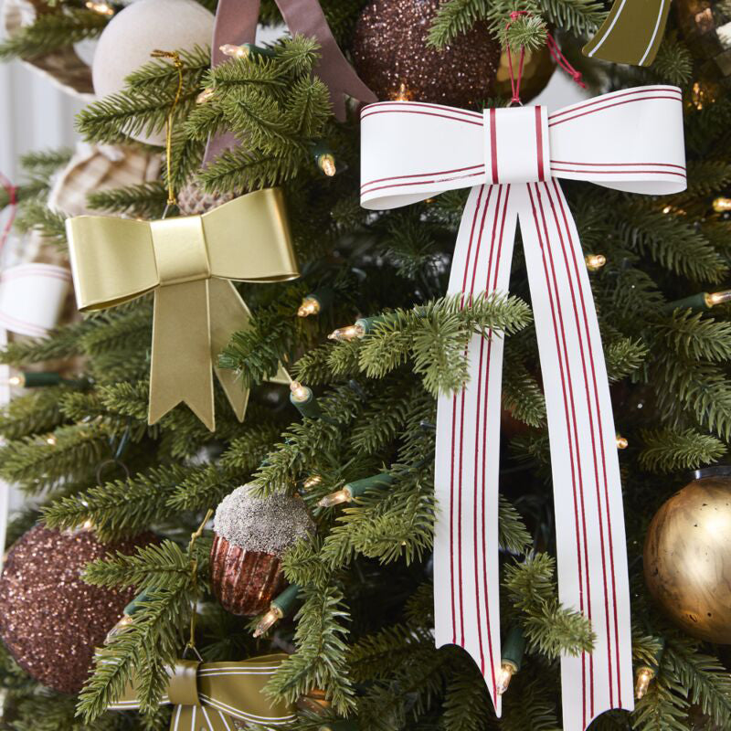 Candace Bow Ornament Set of 6