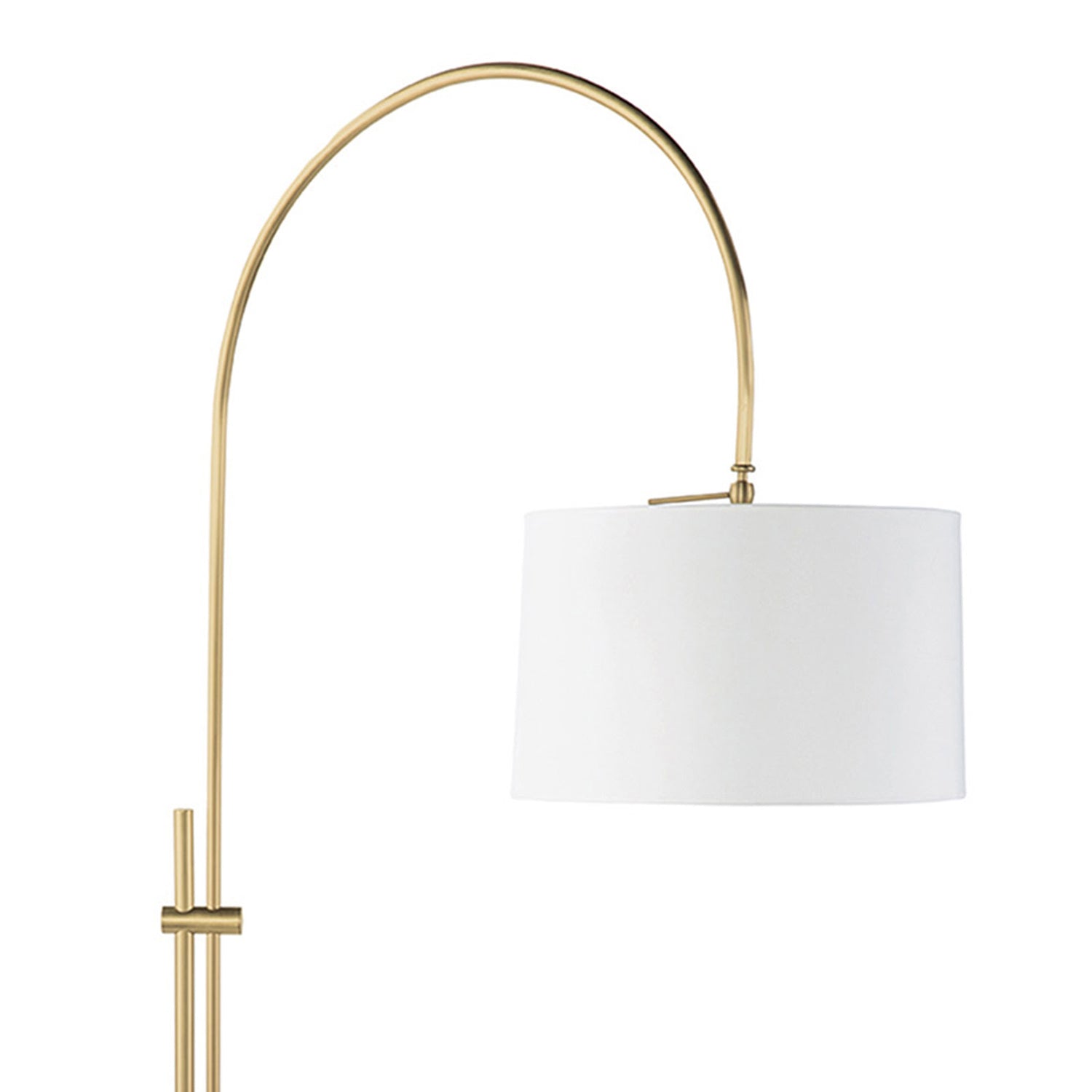 Regina Andrew Arc Natural Brass Floor Lamp