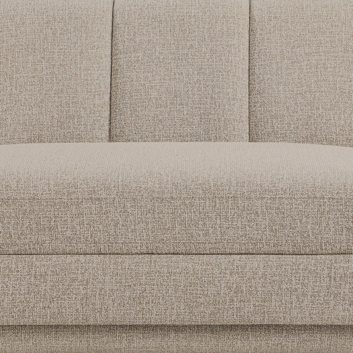 Modari 70.25in Beige Fabric Upholstered Loveseat